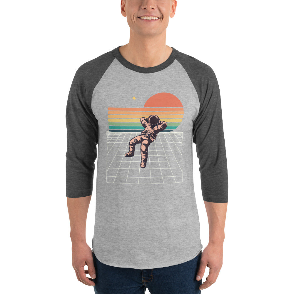 Space Chillin 3/4 sleeve raglan shirt