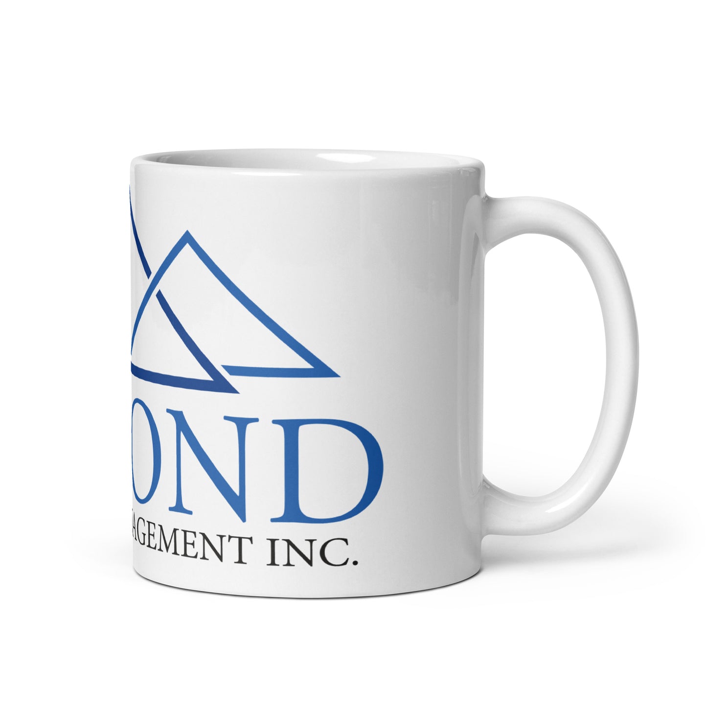 Tribond white glossy mug