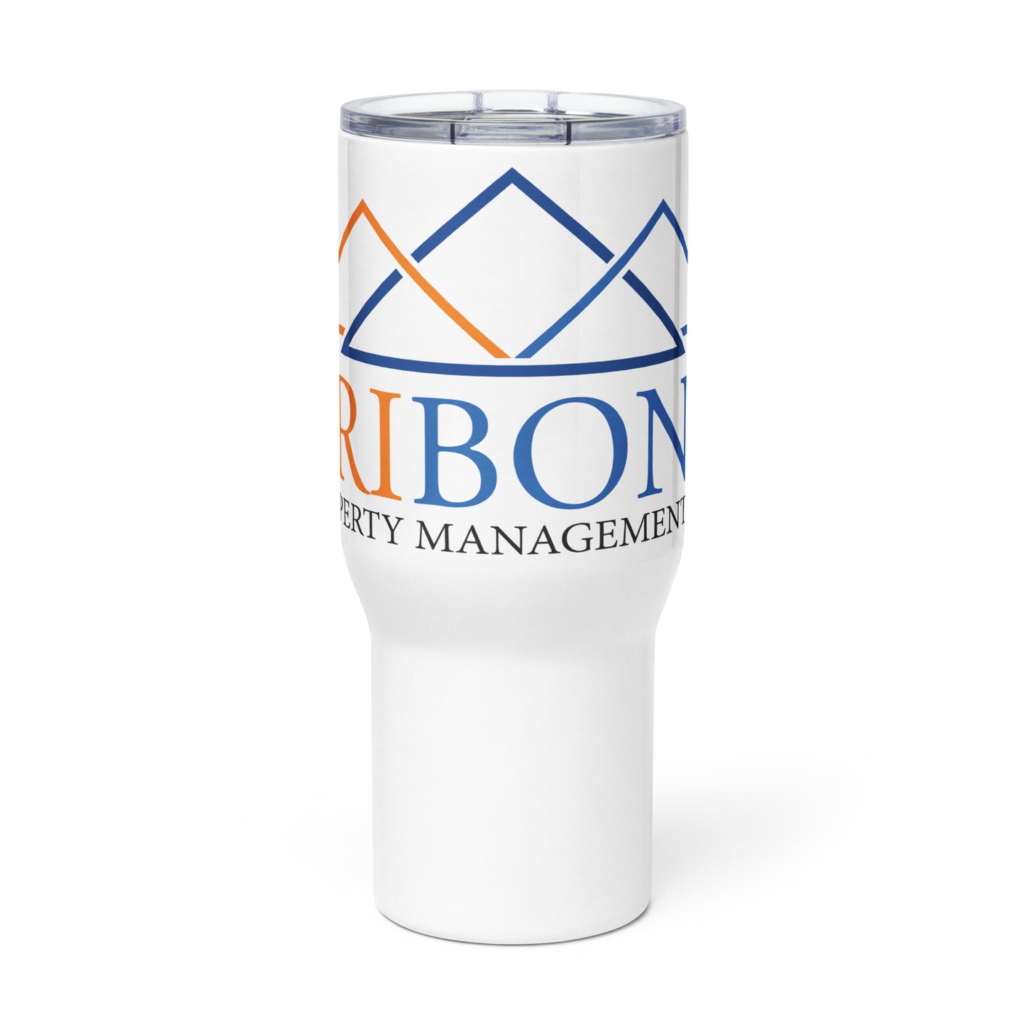 Tribond travel mug with a handle