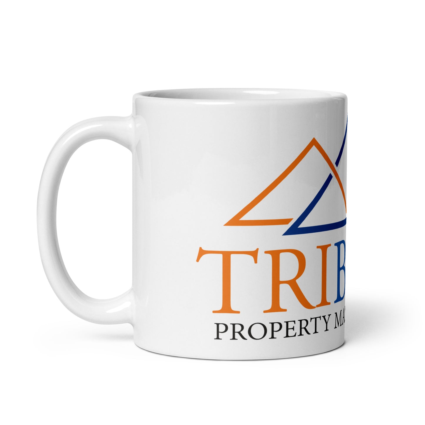 Tribond white glossy mug