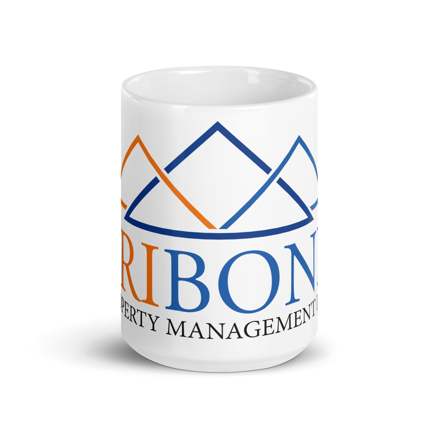 Tribond white glossy mug