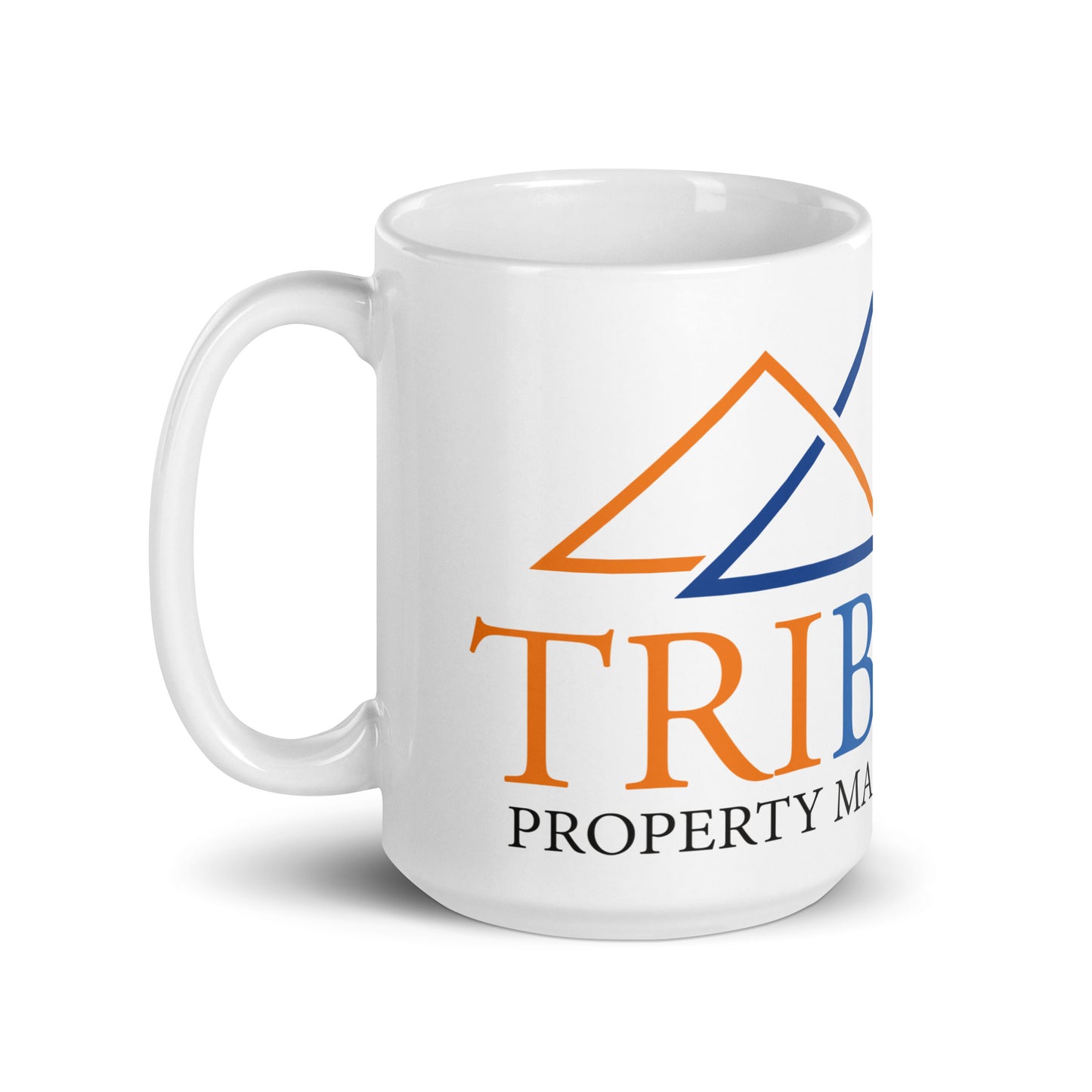 Tribond white glossy mug